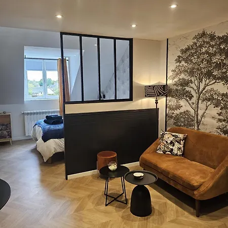 Gite Le Parisien Appartement Prive En Duplex Avec Acces Jacuzzi A 10Min Des Plages Lanhouarneau Exterior photo